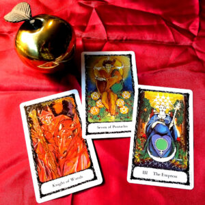 The Sacred Rose Tarot and a golden apple